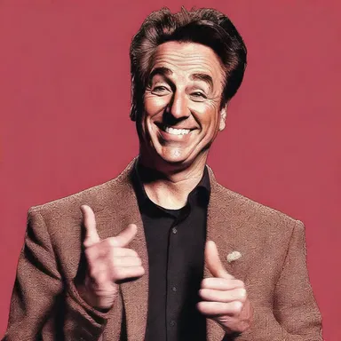 The comedian delivered the punchline and smirked, knowing he had the audience laughing.