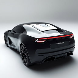 A futuristic compact sports car concept called 'F Uno Concept', inspired by the Fiat Uno