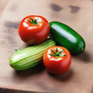 Why did the tomato turn red? Because it saw the parer peeling the cucumber!