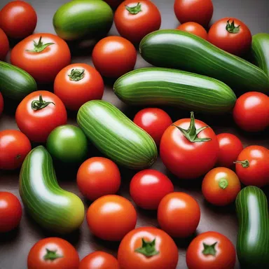 Why did the tomato turn red? Because it saw the parer peeling the cucumber!