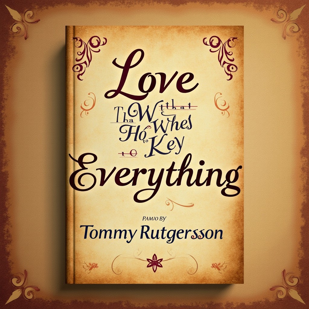 Love That Was the Key to Everything - Captivating Book Cover Design