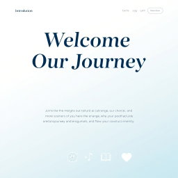 Stunning Introduction Page Design | Modern Typography & Layout