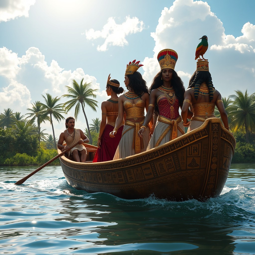 Divine Voyage: Ancient Egyptian Goddesses on the Nile