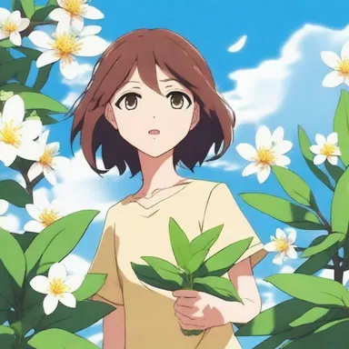 In the anime series, the protagonist discovers a rare wild vanilla plant that possesses magical powers.