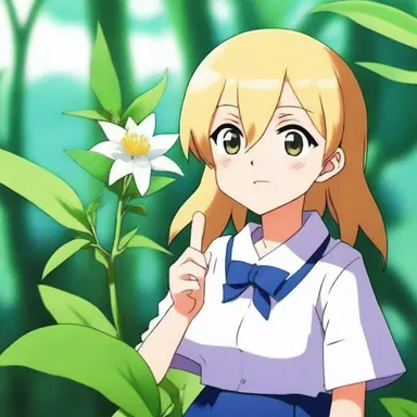In the anime series, the protagonist discovers a rare wild vanilla plant that possesses magical powers.