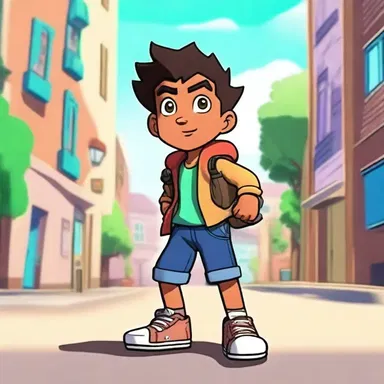 The animated series features an extraverted character who always seeks out adventures and is energized by social interactions.