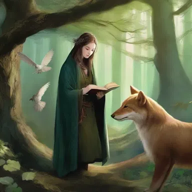 The novel's protagonist is an extraverted individual who embraces the mystical world and revels in the company of fantastical creatures.
