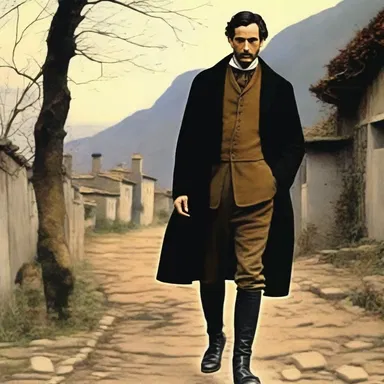 The protagonist in the novel was portrayed as an extravert, always focused on external actions rather than introspection.