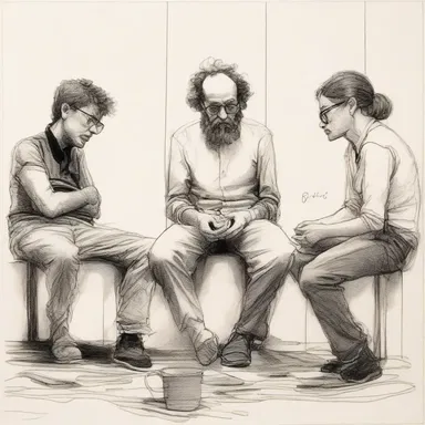 The extravert artist thrived in social settings, drawing inspiration from conversations and shared experiences with other artists.