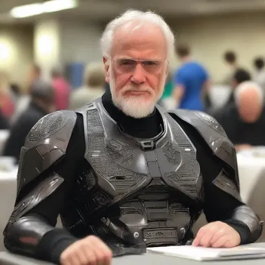 The extraverted sci-fi author relished in attending conventions and meeting fans, eager to discuss and explore the intricate worlds and futuristic concepts they had created in their novels.