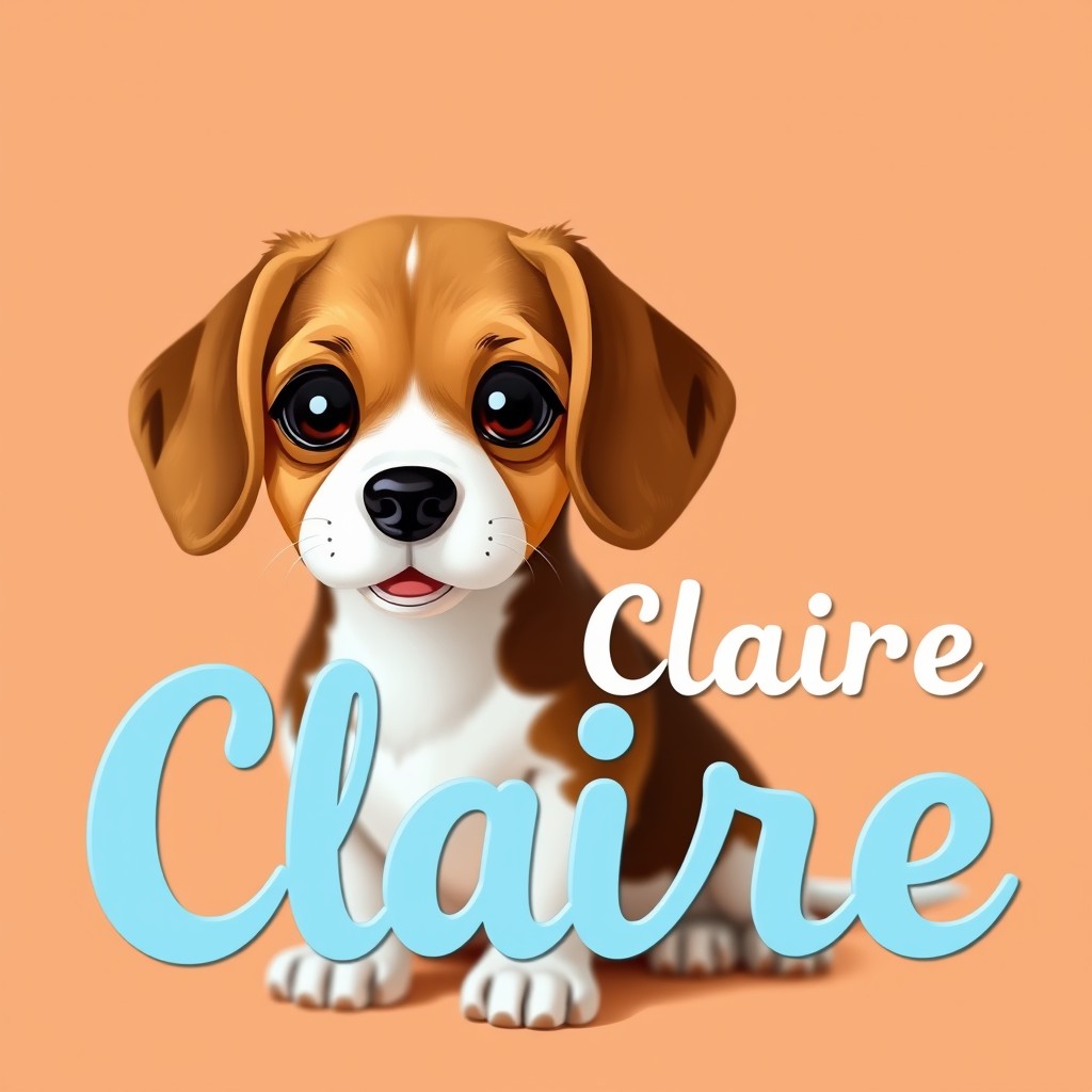 A cute and engaging profile picture featuring the name 'Claire' in a charming, playful font