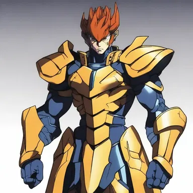 The character's coriaceous armor added a sense of strength and mystique to the anime series.