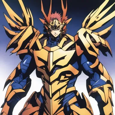 The character's coriaceous armor added a sense of strength and mystique to the anime series.