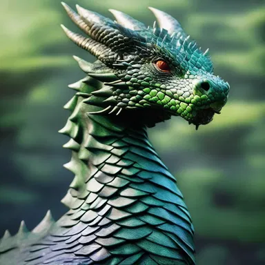 The author described the dragon's scales as coriaceous, giving it a sense of toughness and invincibility.