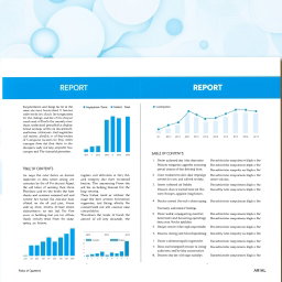A detailed report document featuring a clean and professional layout