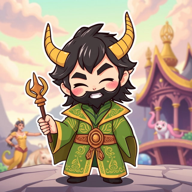Charming Chibi Loki: Mischief Unleashed!