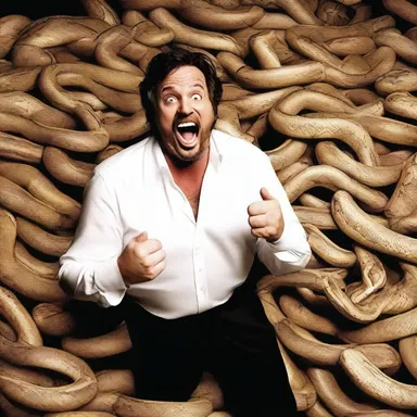 Why did the comedian refuse to enter the snake pit? Because he didn't want to be surrounded by pain and turmoil!