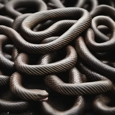 Some people view the afterlife as a snake pit, a place of eternal pain and turmoil.