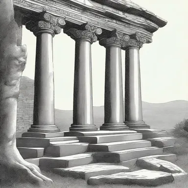 According to mythology, the sill was created by the gods to separate the realms of humans and divine beings.