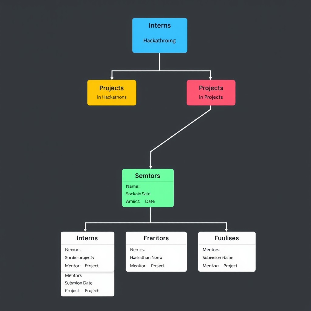 Internship Project Management with Hackathons