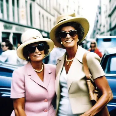 You really take after your mother! You have the same sense of style.