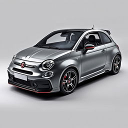 A stunning fusion vehicle that combines elements of a Fiat Uno and a luxurious AMG coupe, creating the ultimate luxury coupe