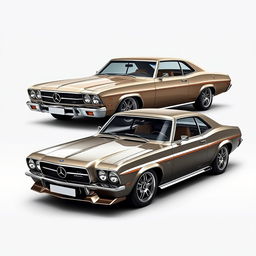 An exquisite blend of the classic Ford Taunus and the high-performance AMG 6