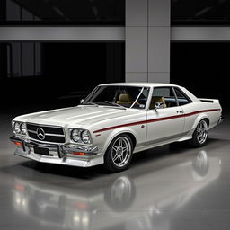 An exquisite blend of the classic Ford Taunus and the high-performance AMG 6