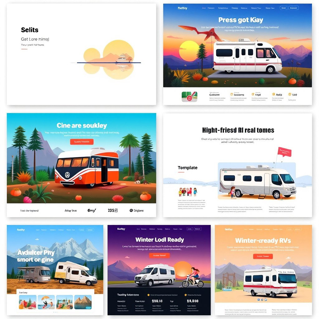 Explore Unique RV Rental Templates