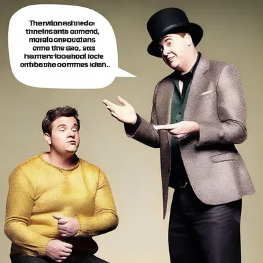 The comedian shared a funny story about a con man who pretended to be a magician but ended up falling victim to his own tricks.