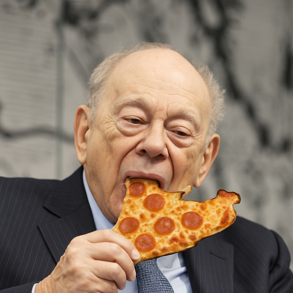 haz que la persona de la imagen se como una pizza que tenga la forma del mapa de cataluña