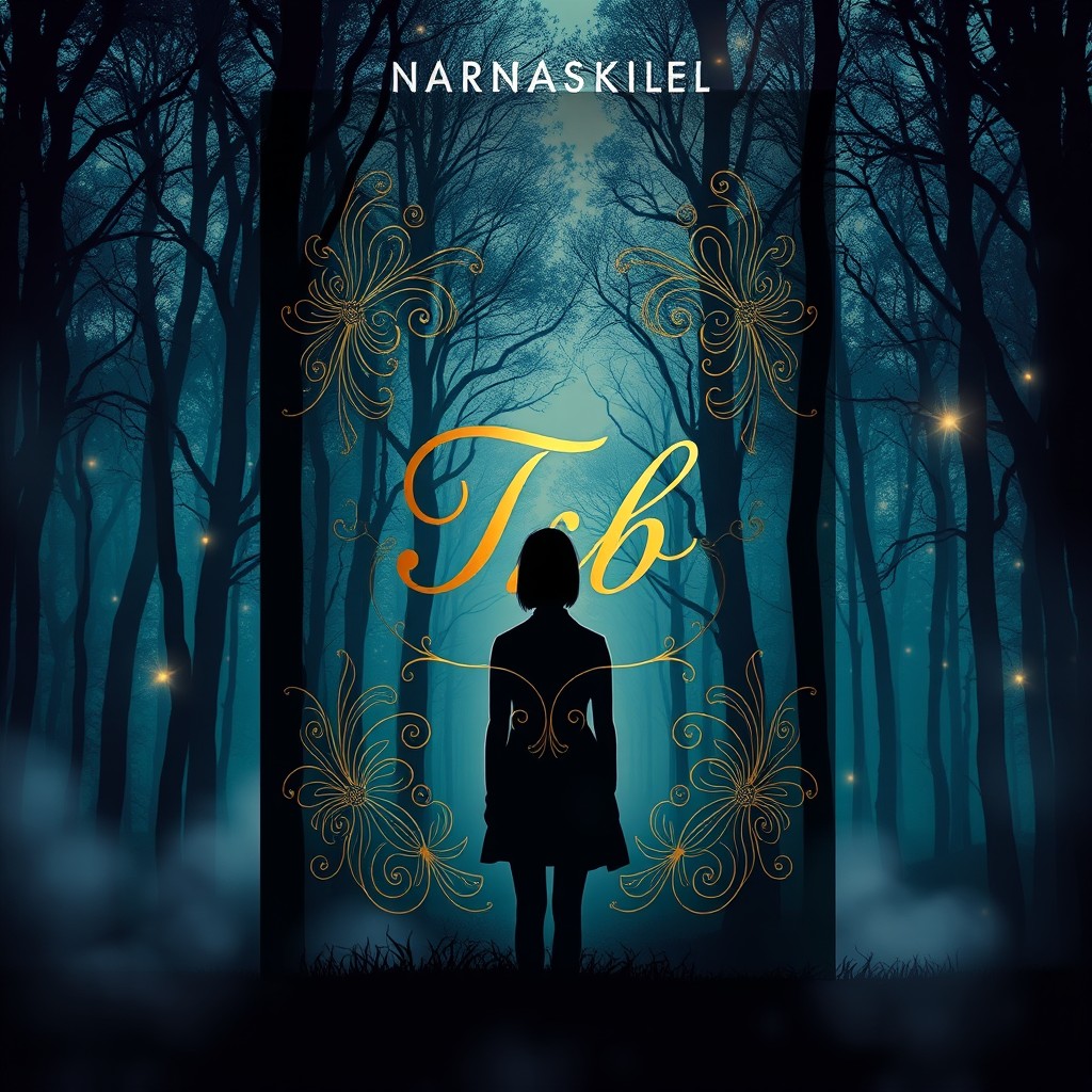 A stunning book cover for a fictional story titled 'Tsb'