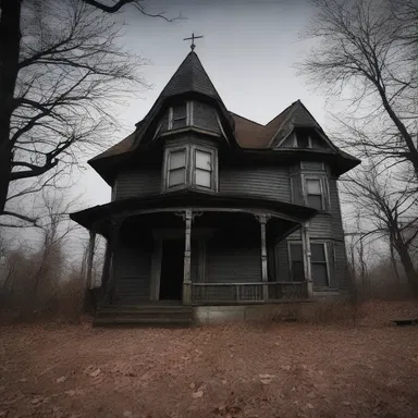 The haunted house was rumored to be filled with plenteous dark secrets and terrifying nightmares.