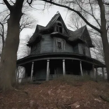 The haunted house was rumored to be filled with plenteous dark secrets and terrifying nightmares.