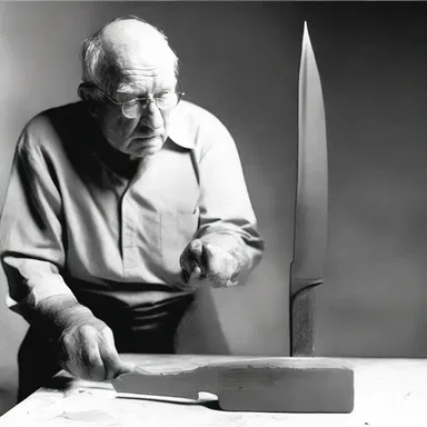 Why did the sculptor always carry a knife? Because he wanted to carve out a career for himself!