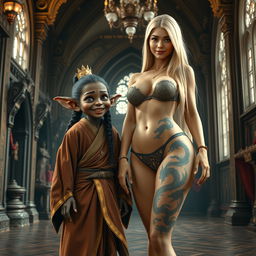 A medieval room filled with ornate details