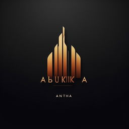 A sleek and modern logo featuring the name 'abukaha'. The design should be clean, professional and rememberable, with a unique typography that can identify the brand.