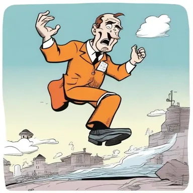 The lie of invincibility is often depicted in cartoons, where characters survive outrageous accidents without any harm.