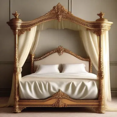 Once upon a time, in a magical kingdom, the prince would lie down on the enchanted bed to sleep.