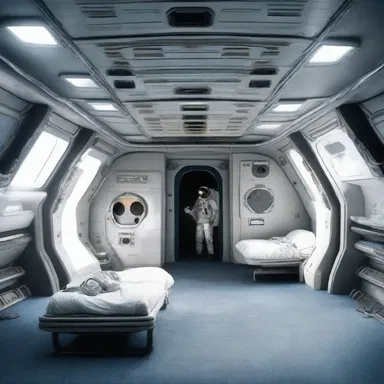 In the year 3019, the astronauts on the intergalactic spaceship would lie down in their gravity-defying sleeping chambers.
