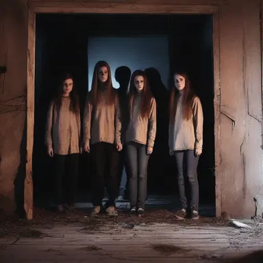 The inexperienced group of teenagers decided to spend the night in the haunted house, unaware of the paranormal horrors that awaited them.