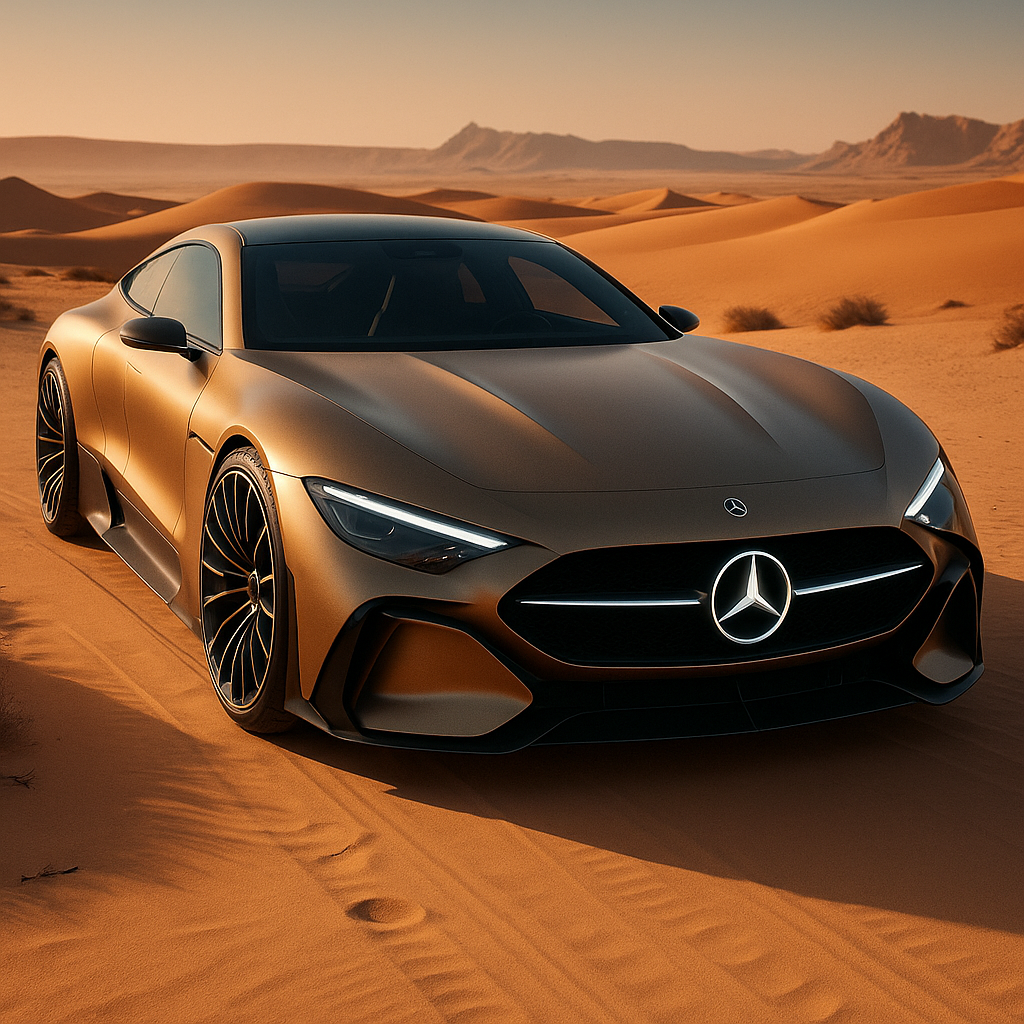 Make a Mercedes conceptcar design from the picture