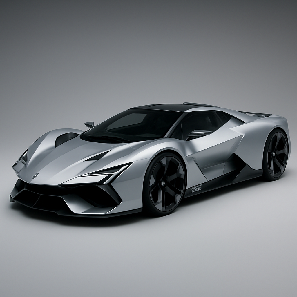 Design hypercar conceptcar. HD picture.