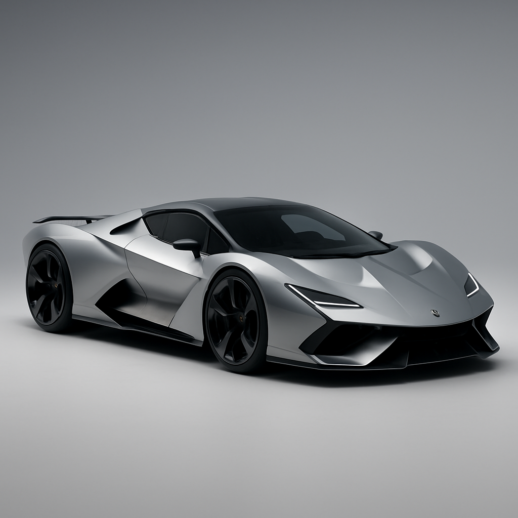Design hypercar conceptcar. HD picture.