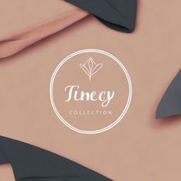 Create a logo with the text 'Tineey's Collection'. Show a minimalistic and chic design aesthetic, while incorporating elements of fashion.