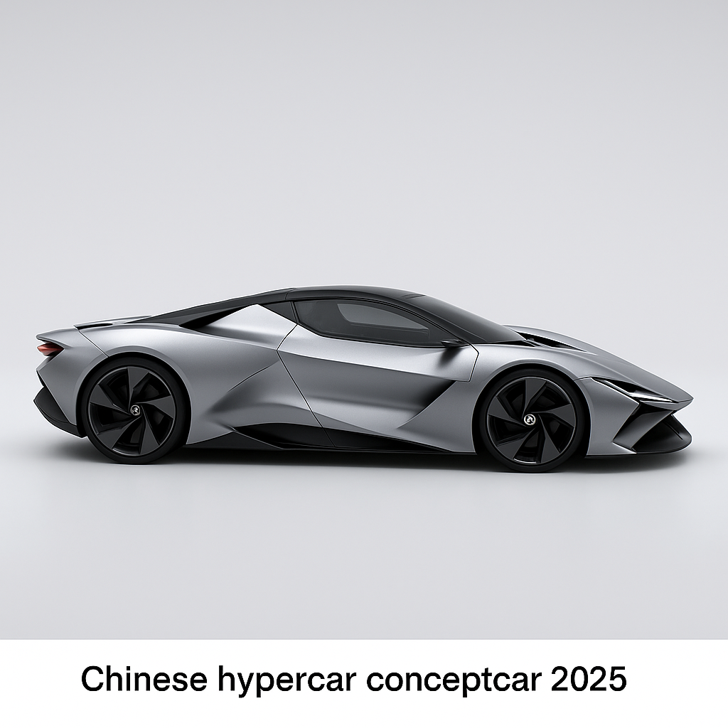 Design Chinese hypercar conceptcar design from 2025 .HD picture.