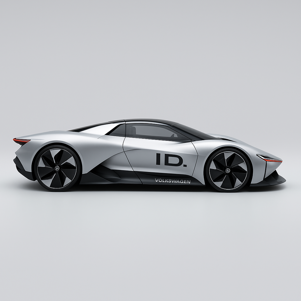 Desig Volkswagen Id hypercar conceptcar design from 2025 .HD picture.