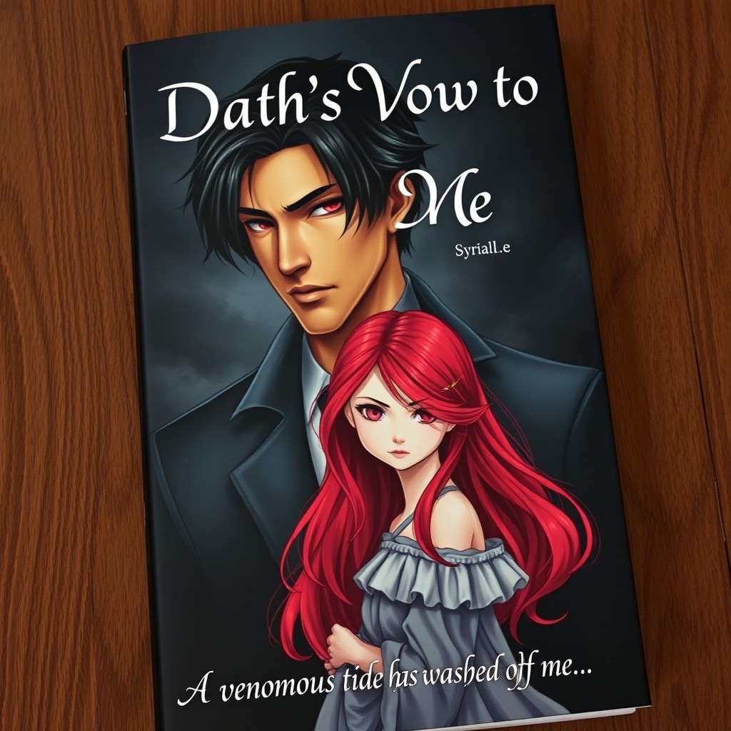 An engaging book cover for a Wattpad story titled 'Death's Vow to Me' by the author 'Syriall_e'
