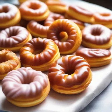 The protagonist in the novel frequented a bakery where they often bought a cruller as a comfort food.