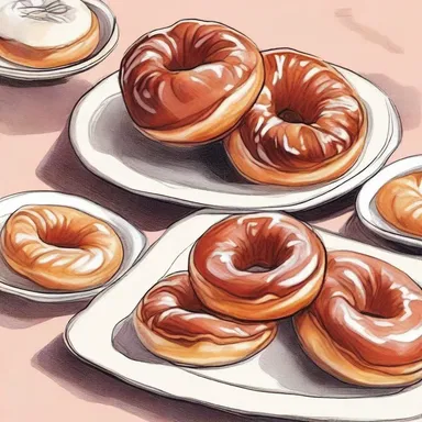 The protagonist in the novel frequented a bakery where they often bought a cruller as a comfort food.